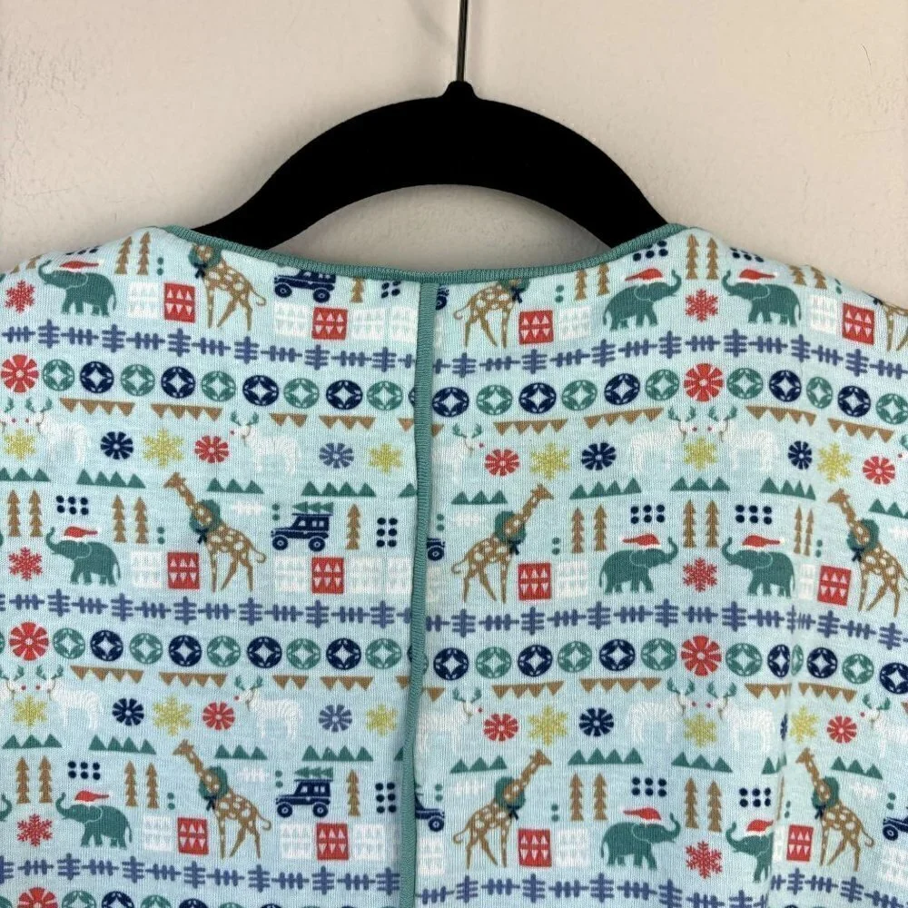SummerSalt Cotton Holiday Pajama Top M